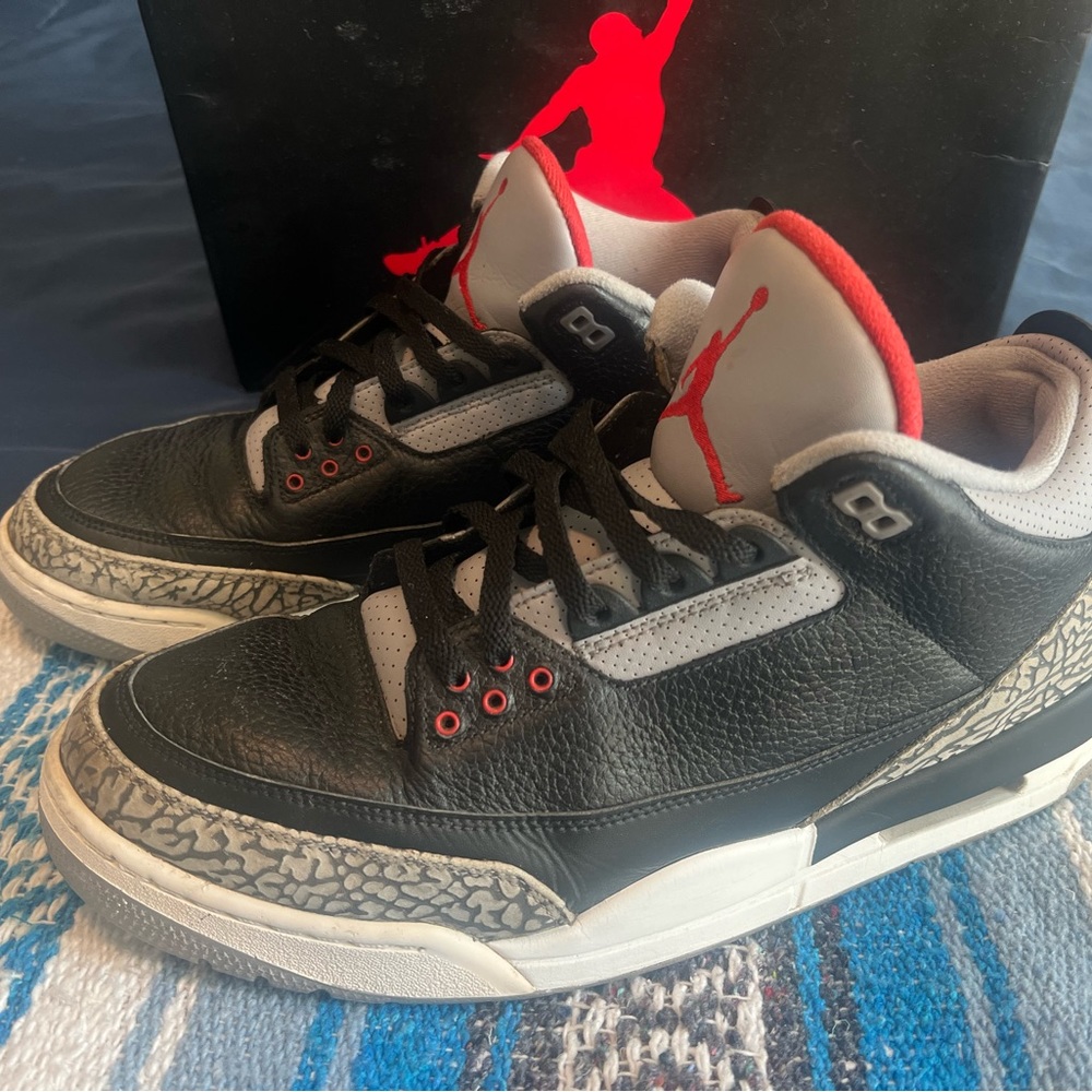Air Jordan 3 Black Cement 2018 Size 13 OG Retro